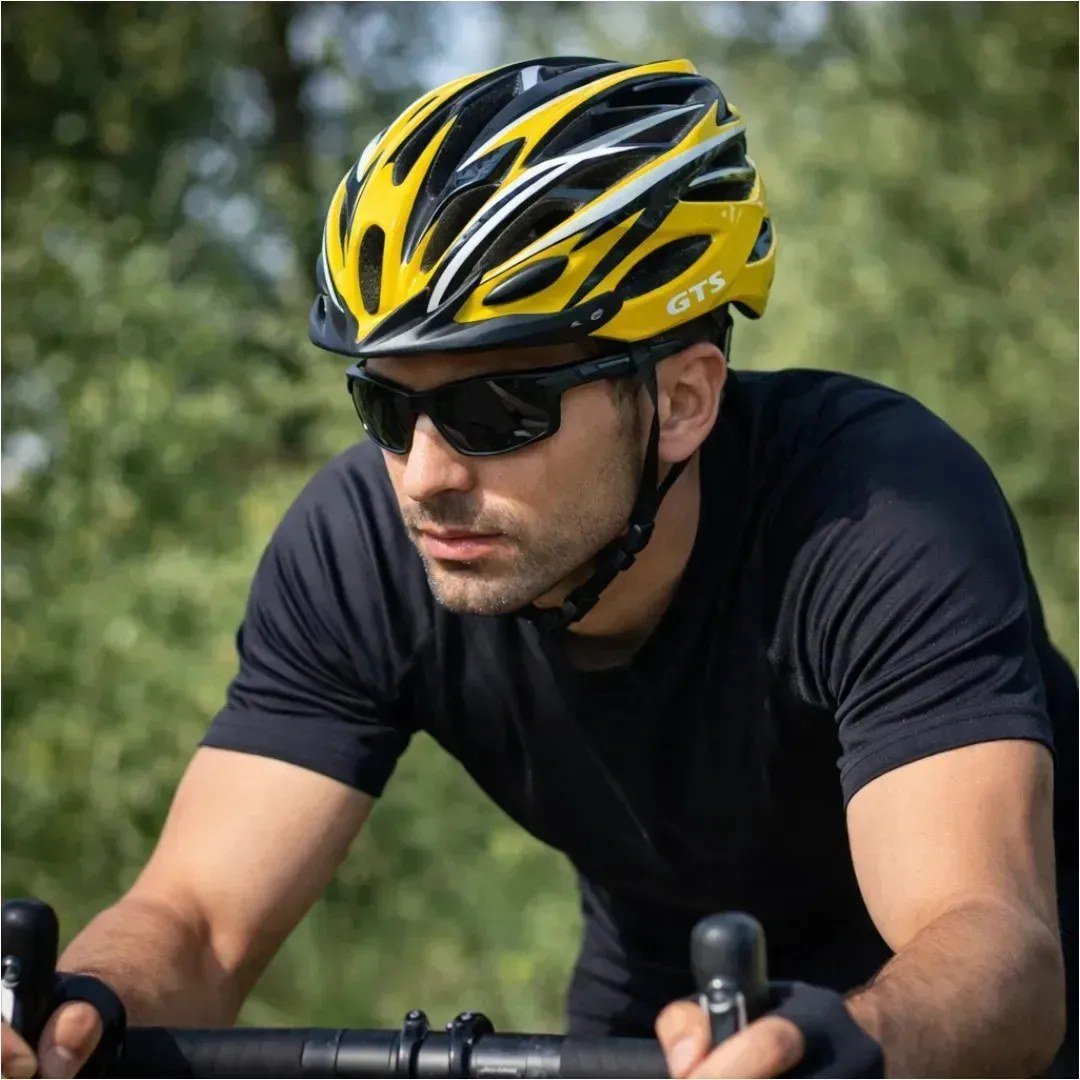 Capacete GTS Out Mold Led Amarelo
