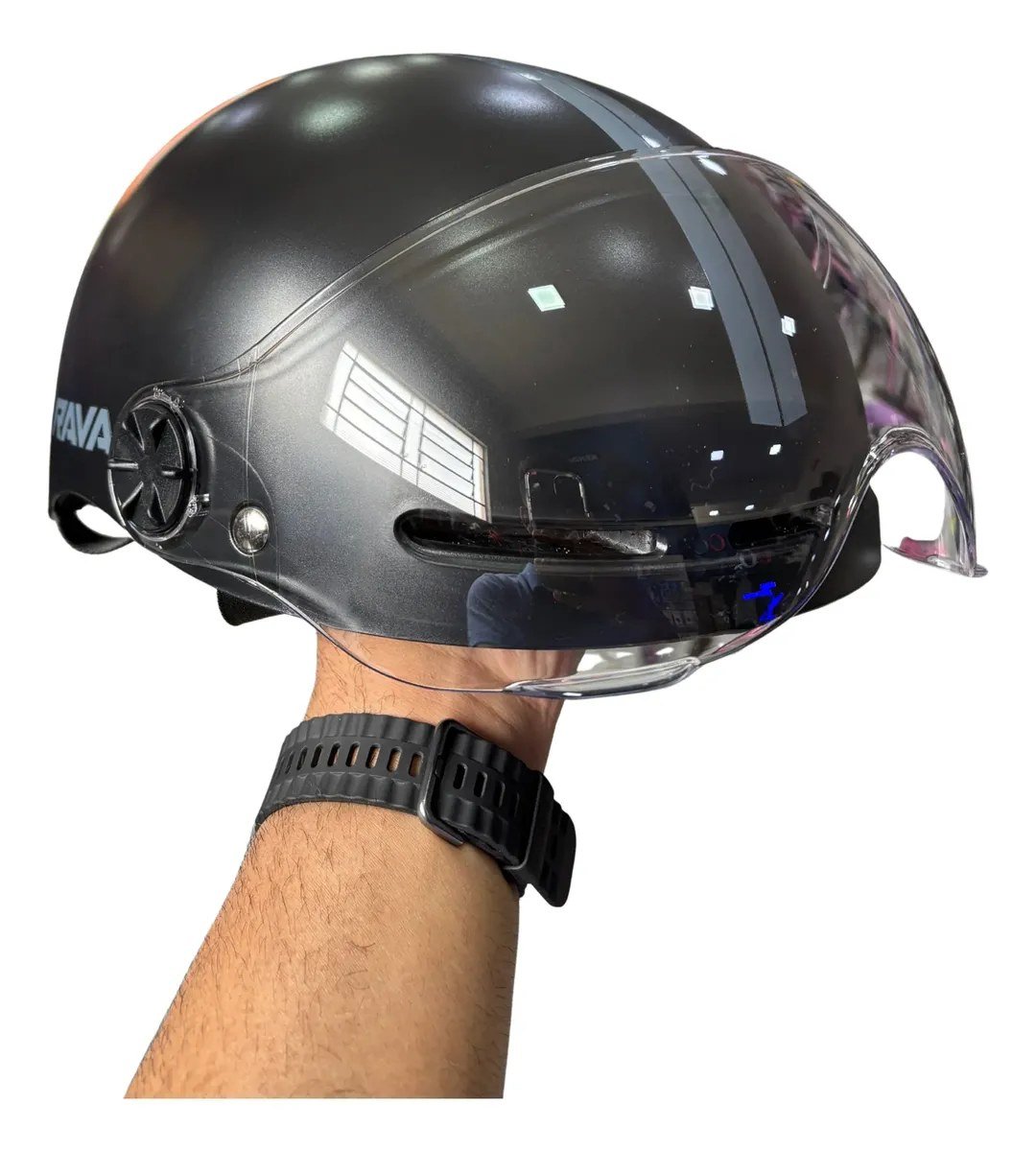 Capacete Rava E-bike com Viseira