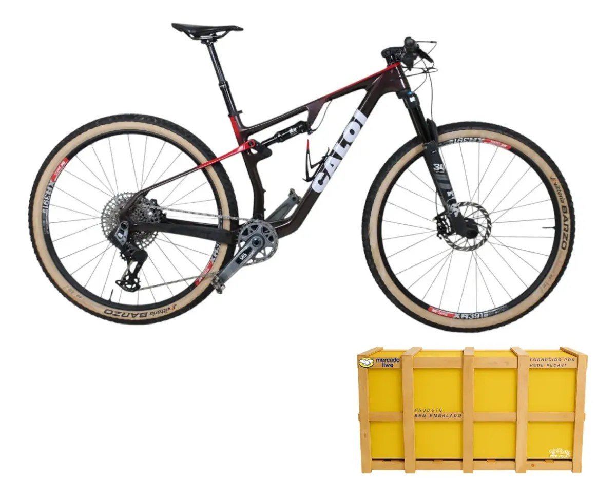 Caloi Elite Carbon FS Racing Usada