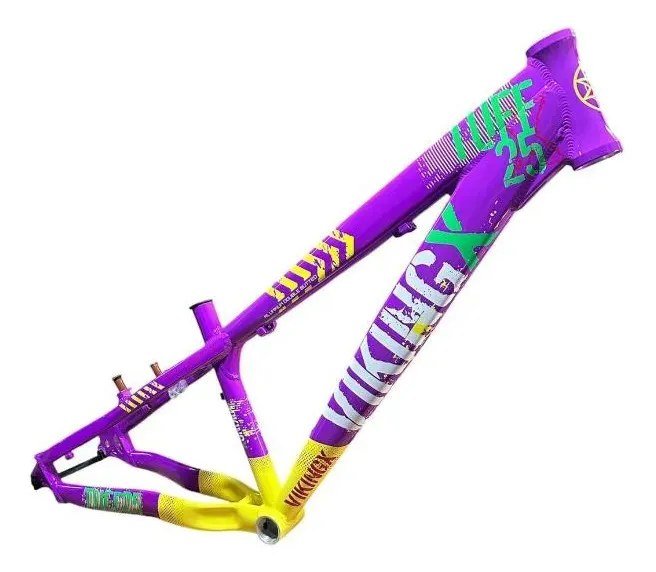 Quadro Vikingx Tuff X-25 Roxo/Amarelo