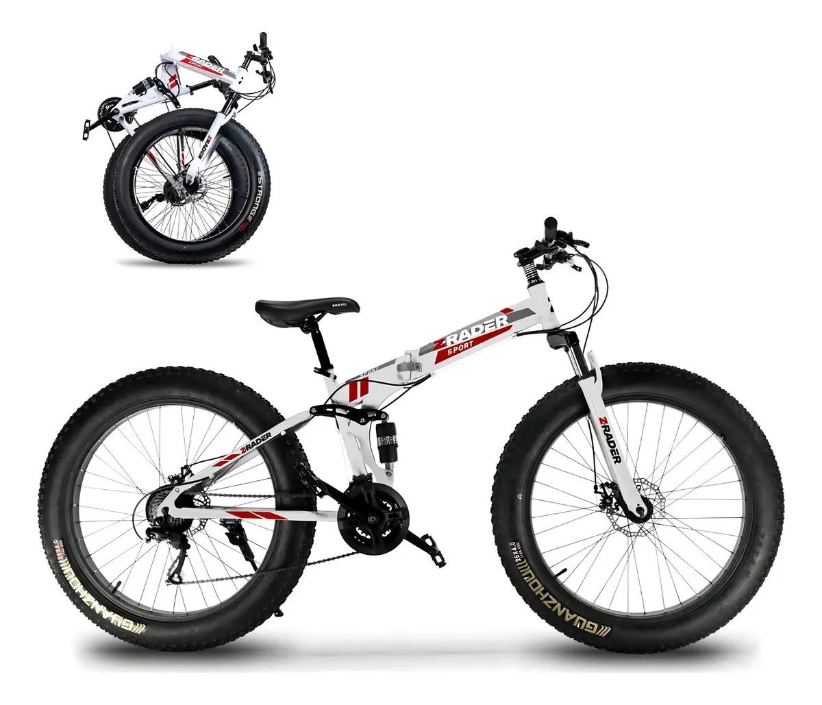 Z-Rader Fat Sport Dobrável Aro 26
